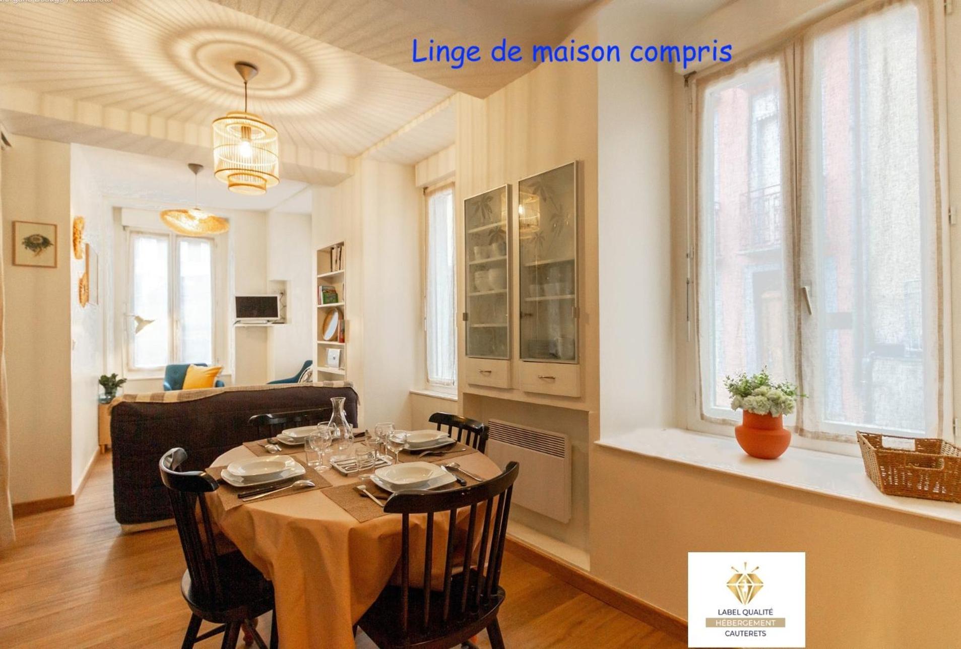 Charmant Appartement Au Calme En Plein Centre Ville Avec Wifi Et Linge De Maison Inclus Cauterets Exteriér fotografie